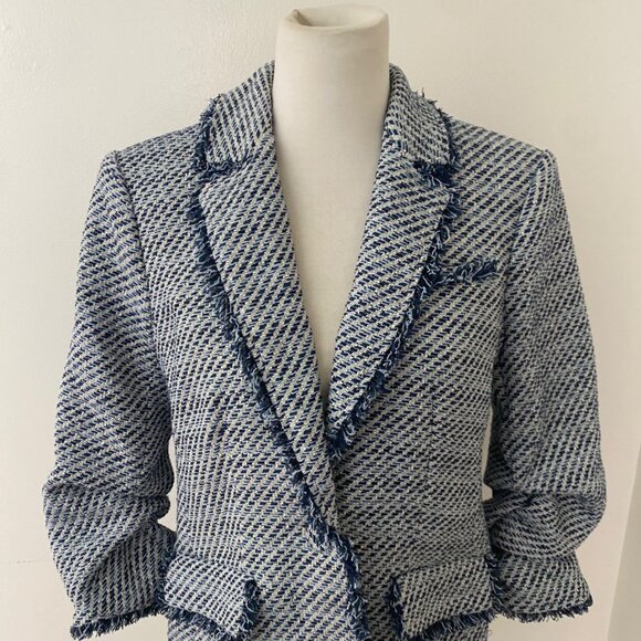 Cinq a Sept Khloe Blazer Jacket Blue - Picture 2 of 11